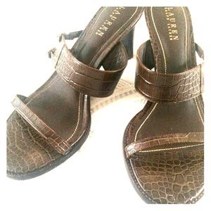 Gently used Ralph Lauren women's heels